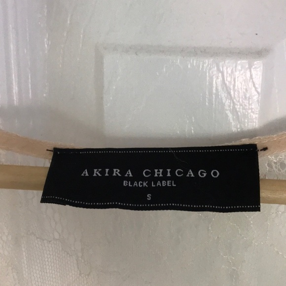 Akira Chicago beige lace kimono, Size S - Picture 3 of 5